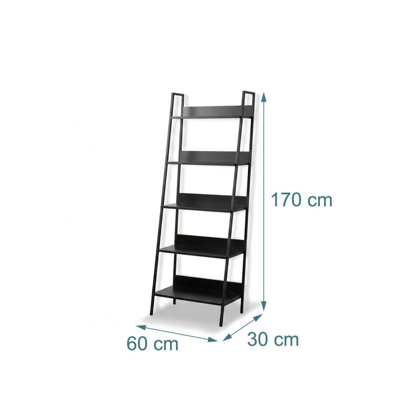 Ladder Shelf Unit, 5-Tier Storage for Home