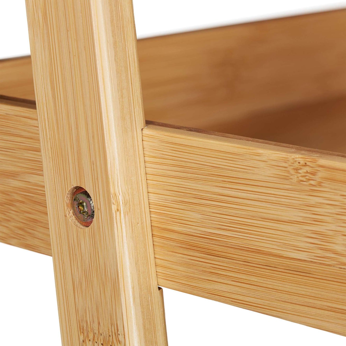 Ladder shelf bamboo 5 shelves