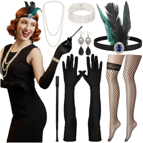 Lady's Costume - 9-Piece Set Ruhhy 26273