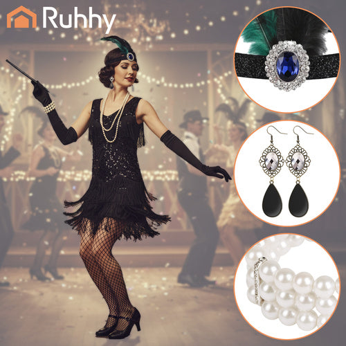 Lady's Costume - 9-Piece Set Ruhhy 26273