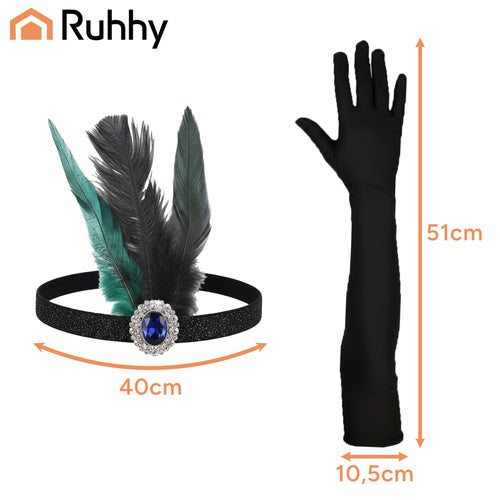 Lady's Costume - 9-Piece Set Ruhhy 26273