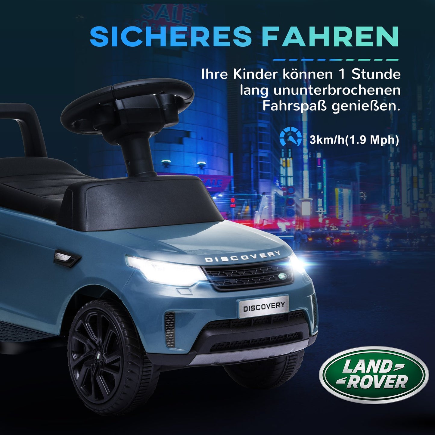 Electric ride-on car for children 6V with music and lights