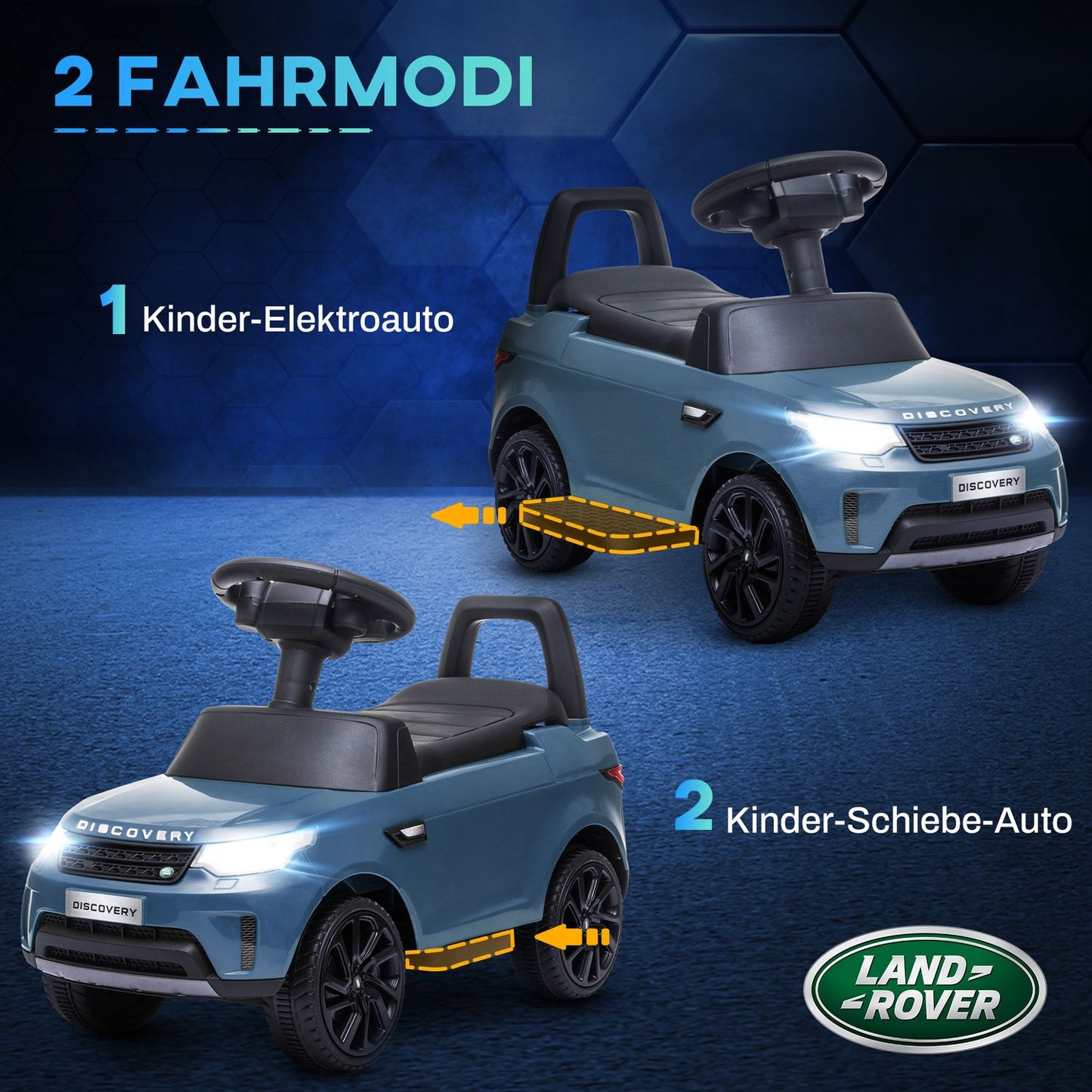 Electric ride-on car for children 6V with music and lights