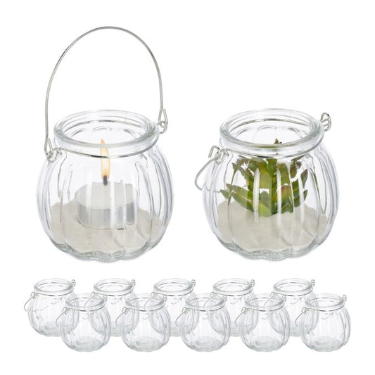 Lantern glass set of 12
