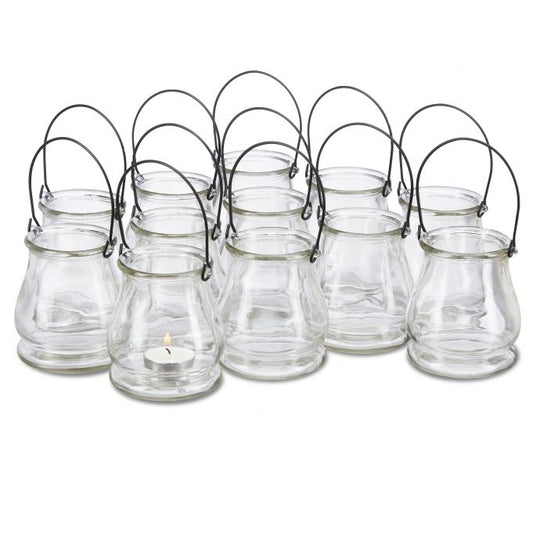 Lantern glass set of 12