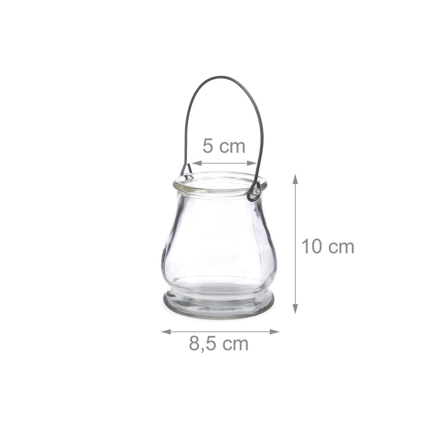 Lantern glass set of 12