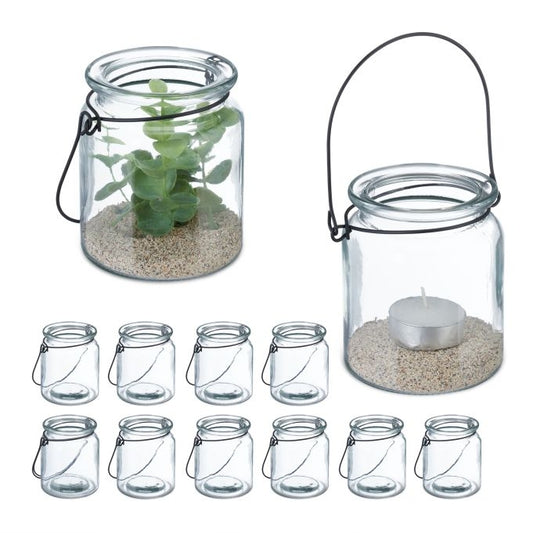 Lantern glass set of 12