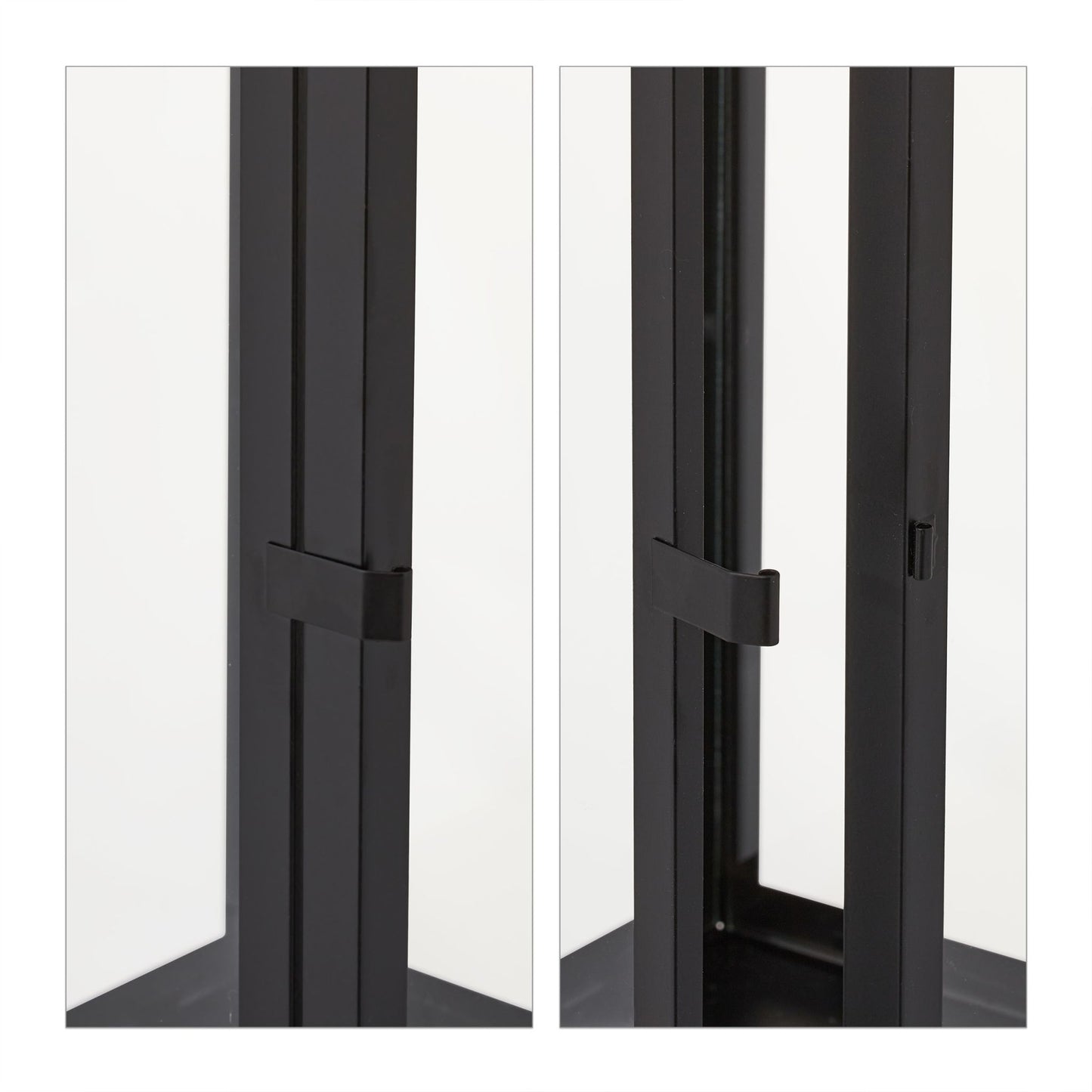Lanterns 3 pcs. black