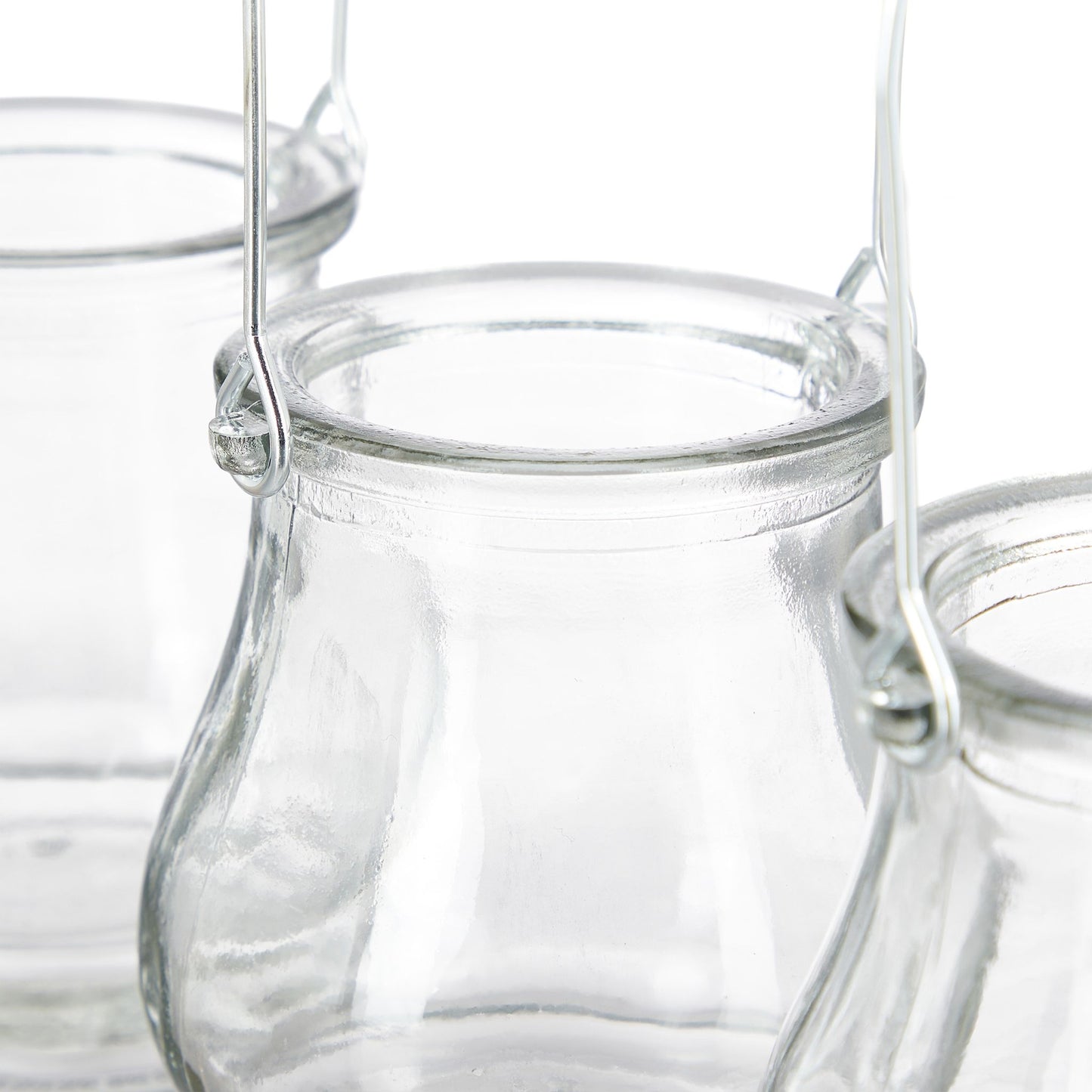 Lantern transparent set of 12