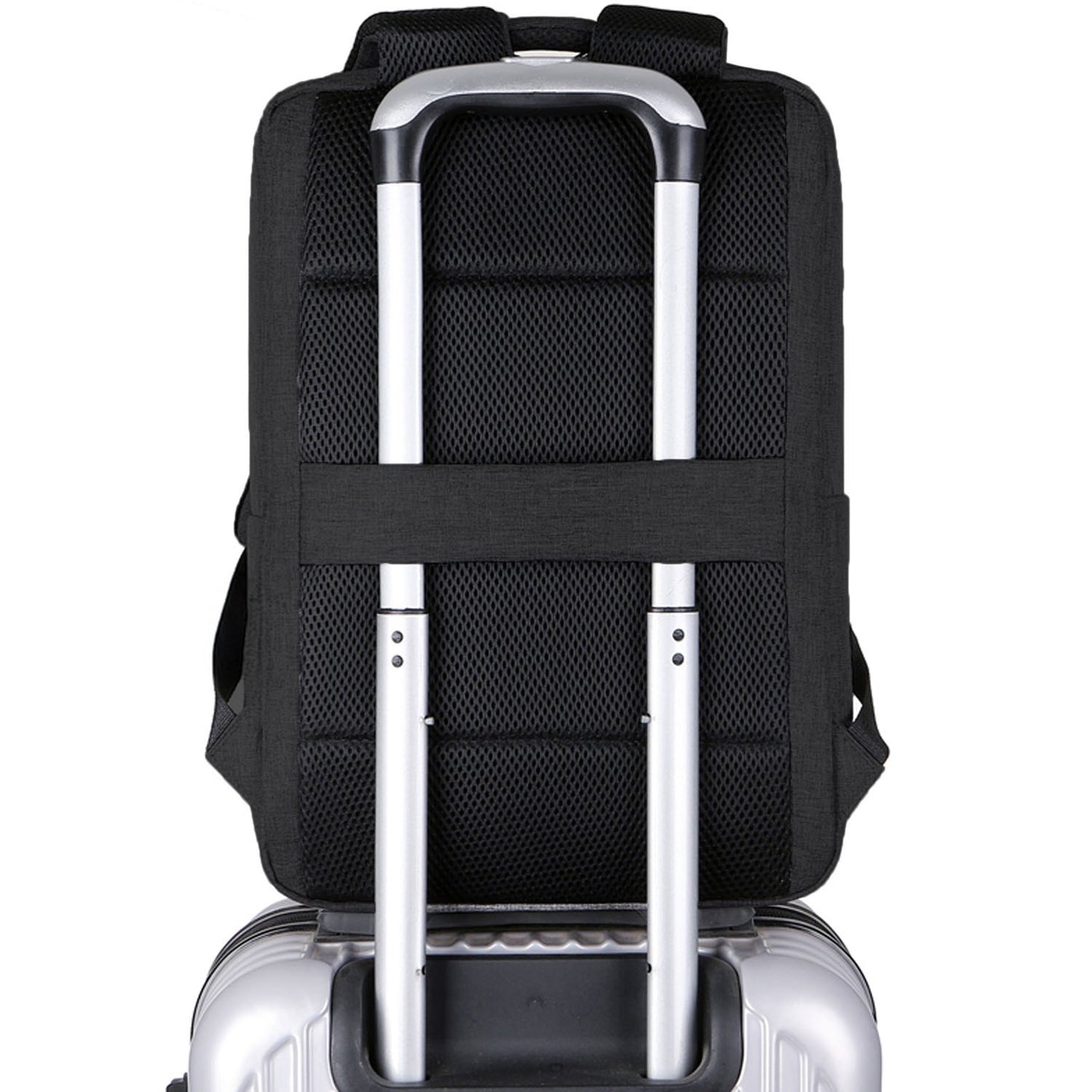 Laptop Backpack 15.6" Black, Water-Resistant, Polyester