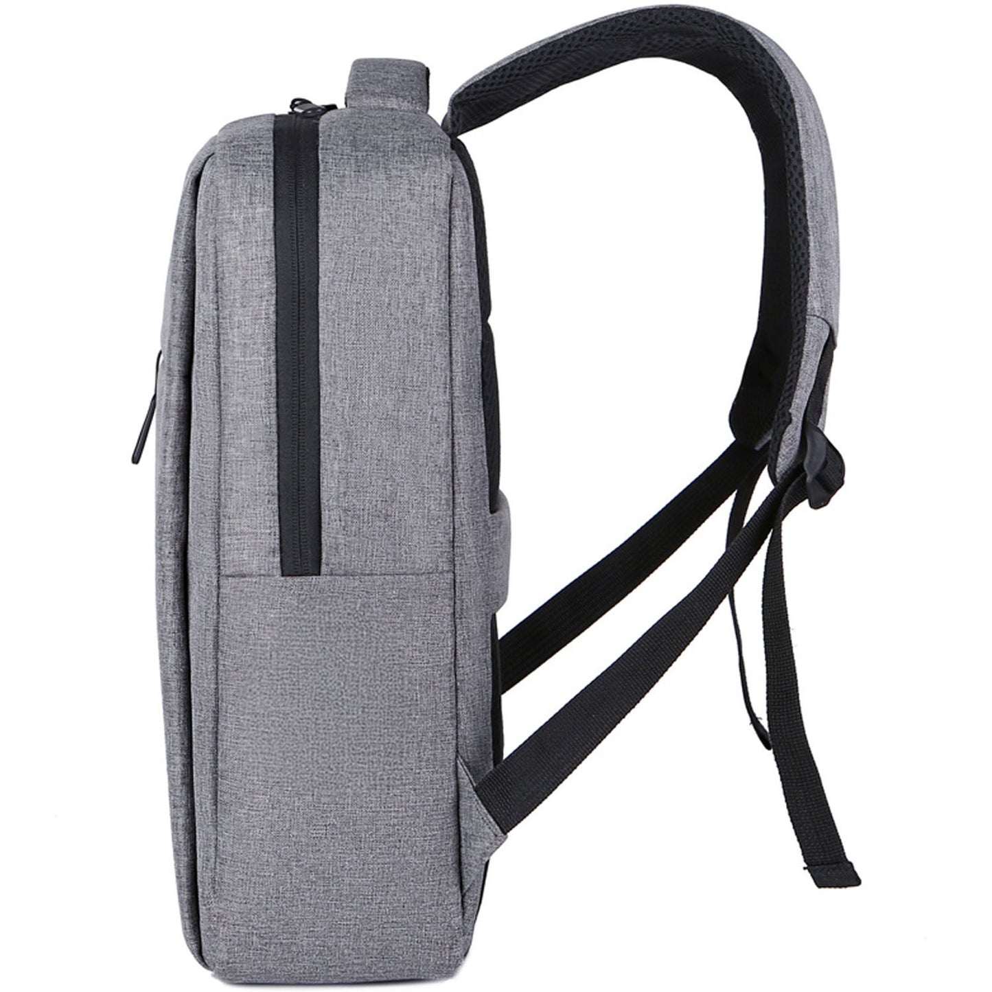 Laptop Backpack 15.6" Gray, Water-Resistant, Polyester