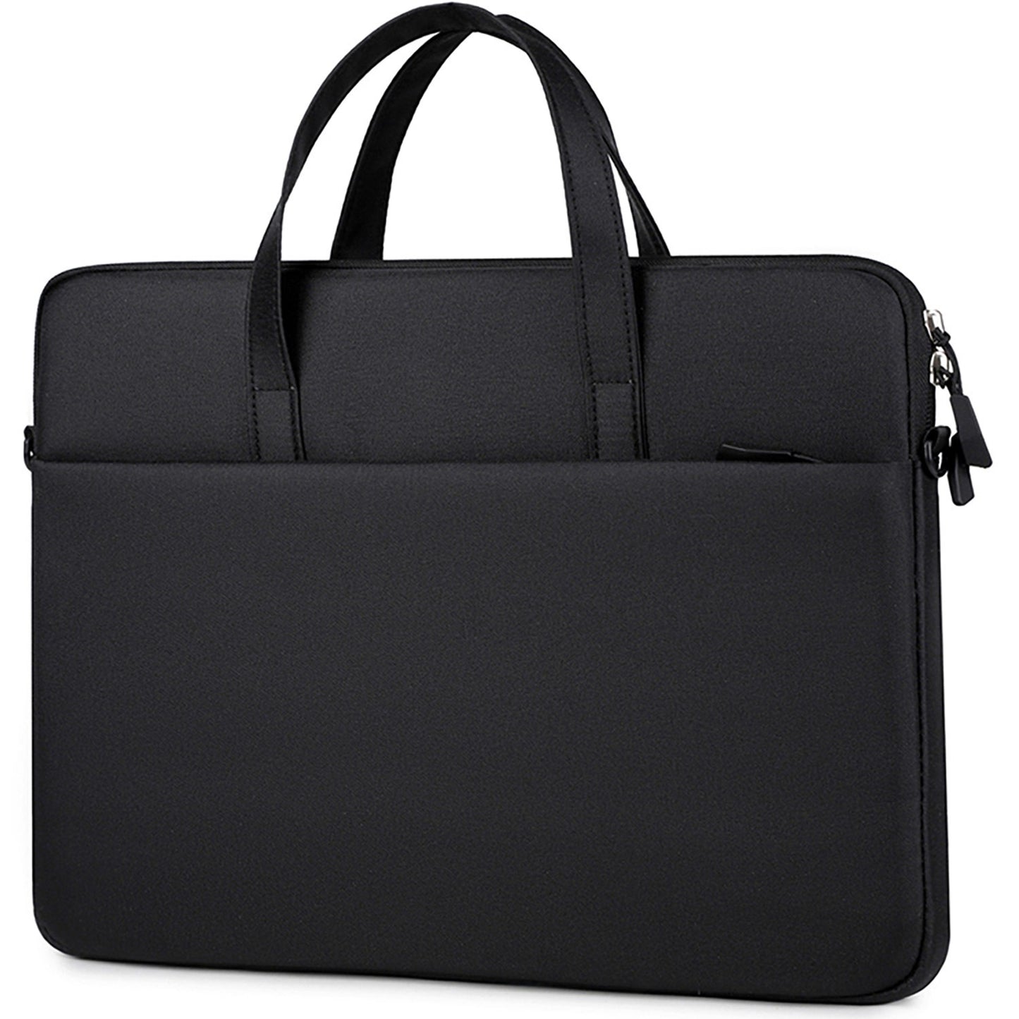 Laptop Bag Slim 15.6" Black with Handle and Strap