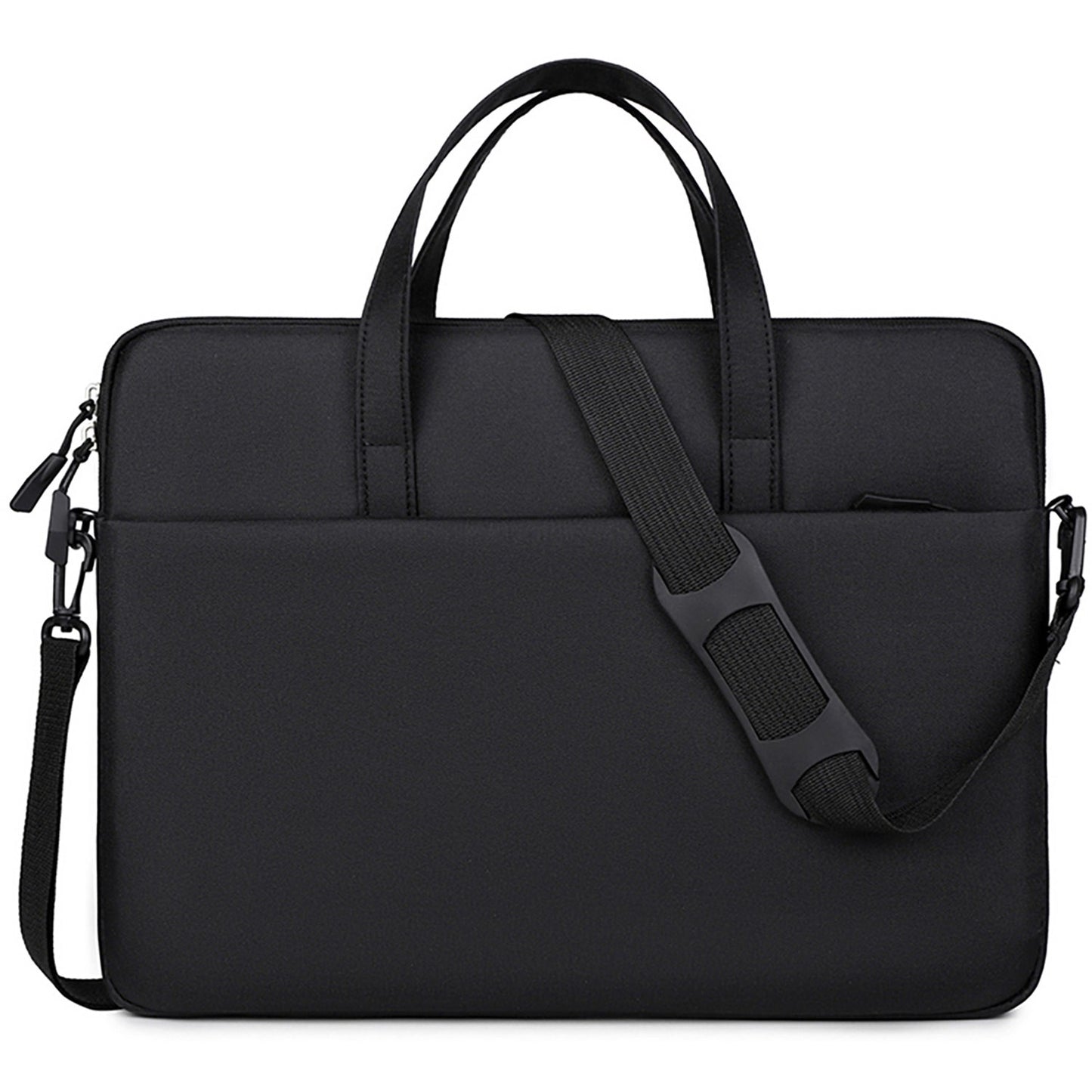 Laptop Bag Slim 15.6" Black with Handle and Strap