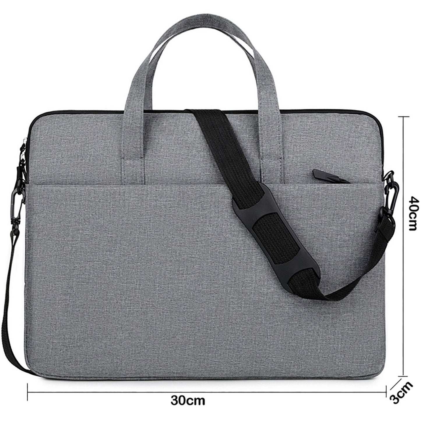 Laptop Bag Slim 15.6" Blue with Handle and Strap