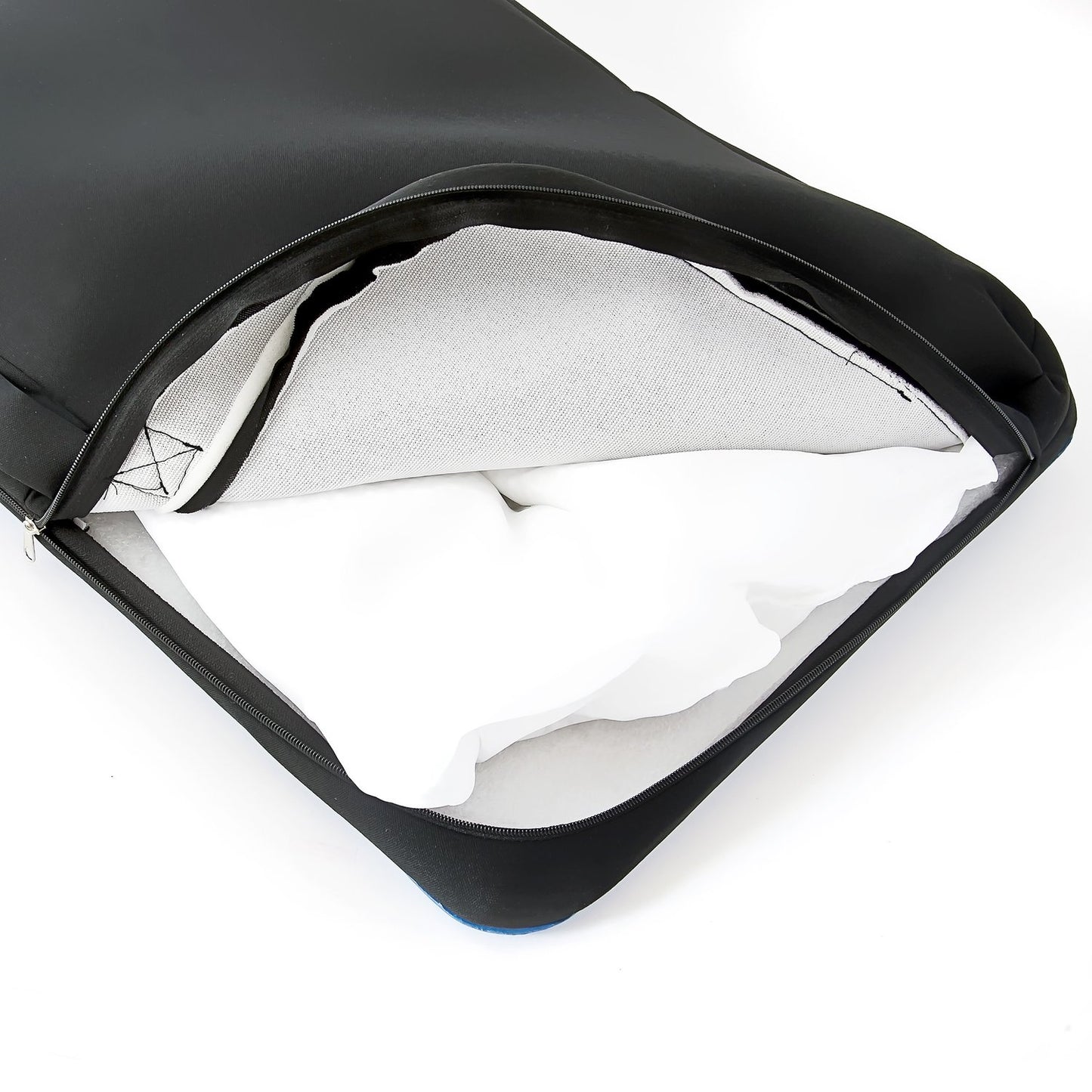 Laptop cushion blue with wrist support