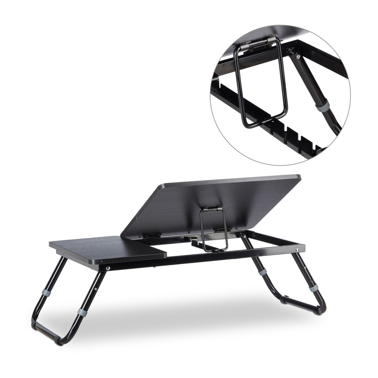 Laptop table for the bed black