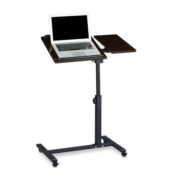 Laptop table with adjustable mouse table