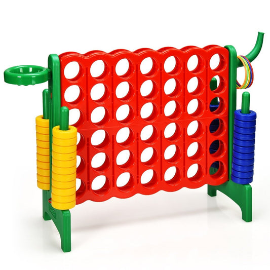 Large 4-in-a-row Jumbo 4-in-a-row set 84 x 33 x 79 cm red + green