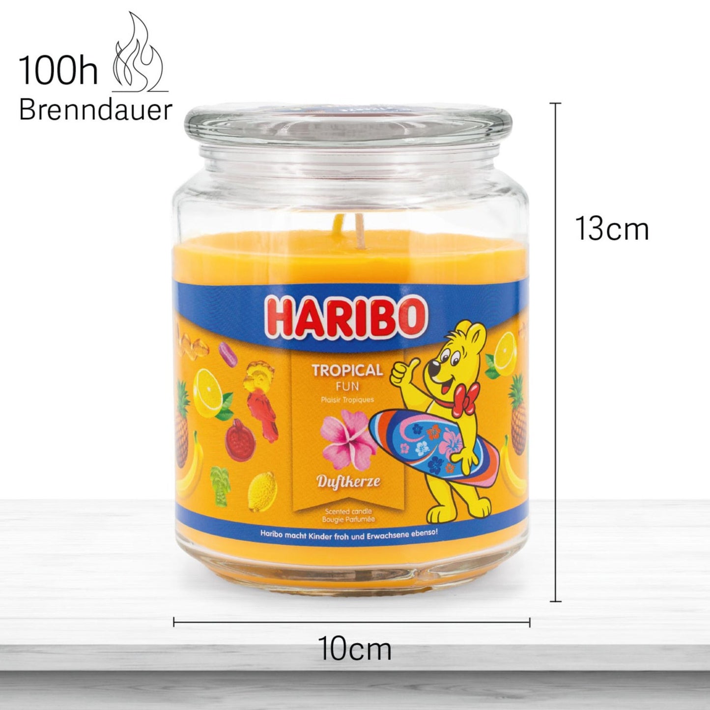 Large Glass Jar Scented Candle – Sweet Fragrance