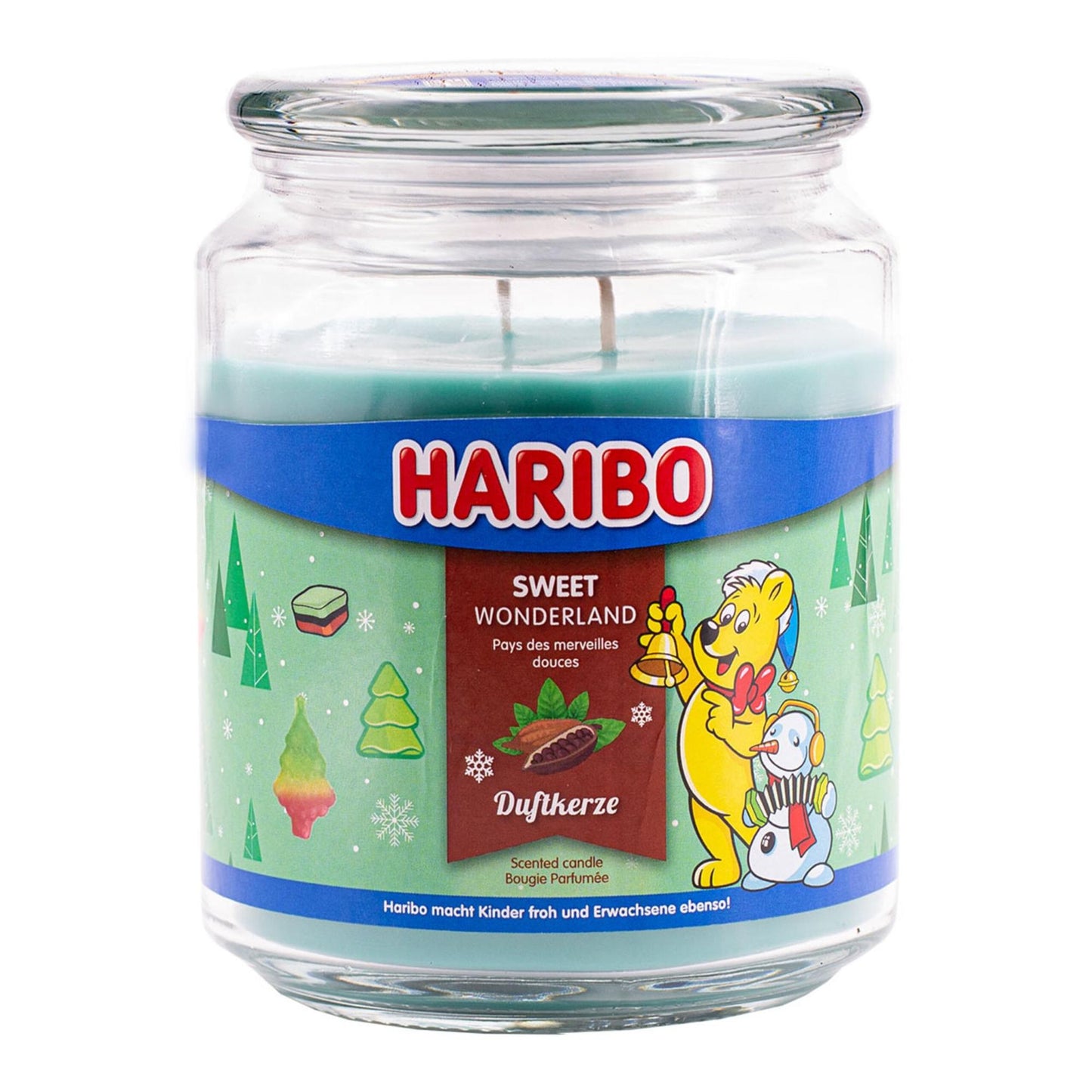 Large Glass Jar Scented Candle, Sweet Fragrance