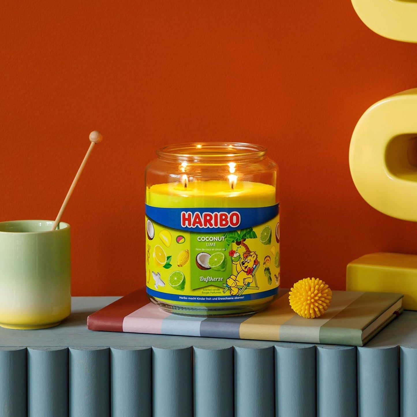 Large Glass Jar Scented Candle – Sweet Fragrance