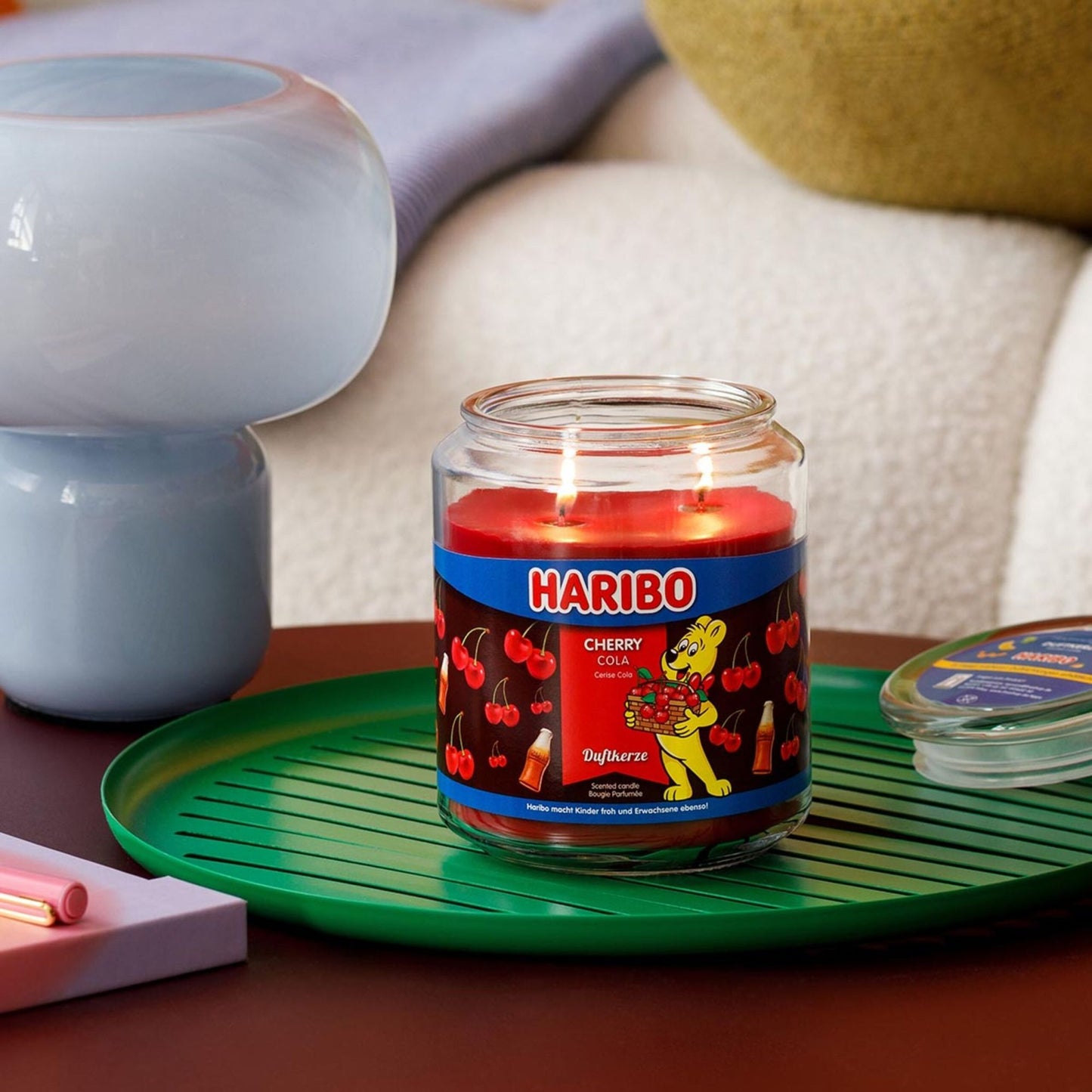 Large Glass Jar Scented Candle – Sweet Fragrance