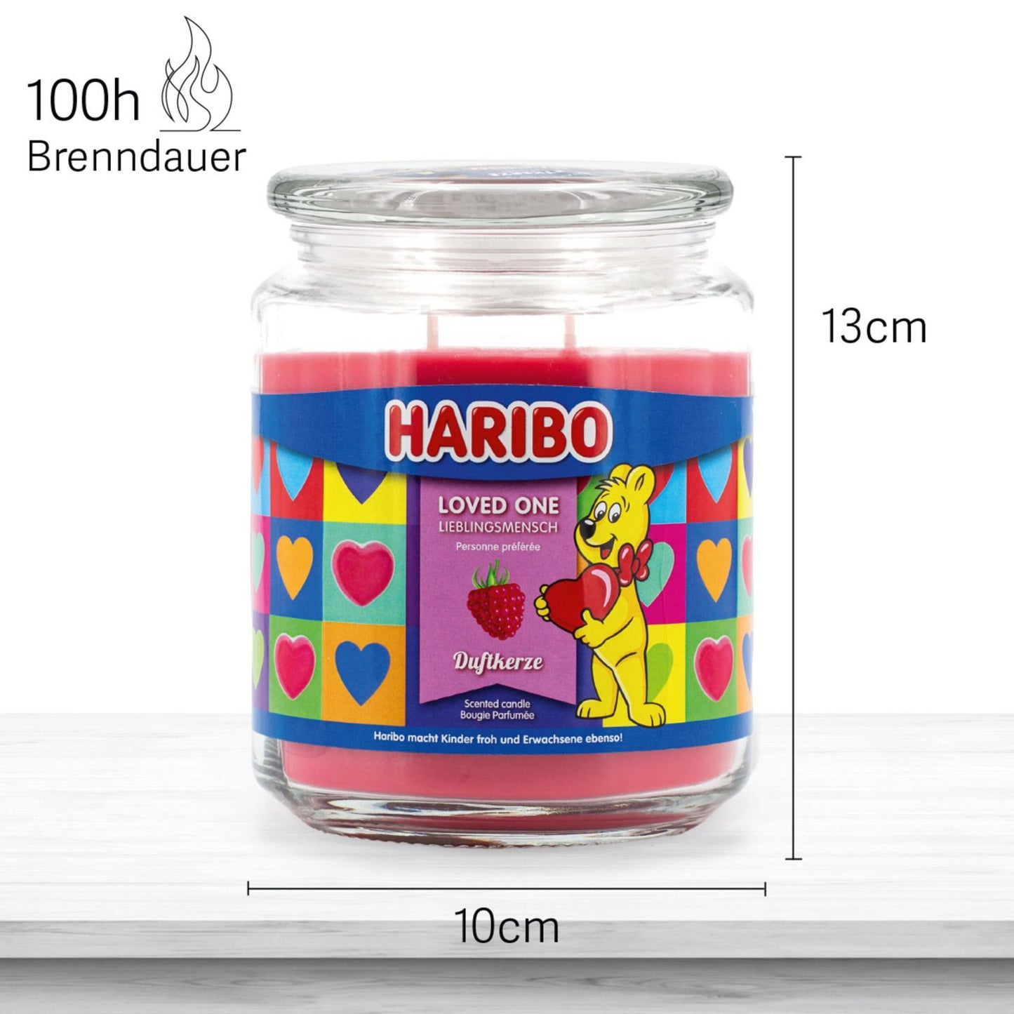 Large Glass Jar Scented Candle – Sweet Fragrance
