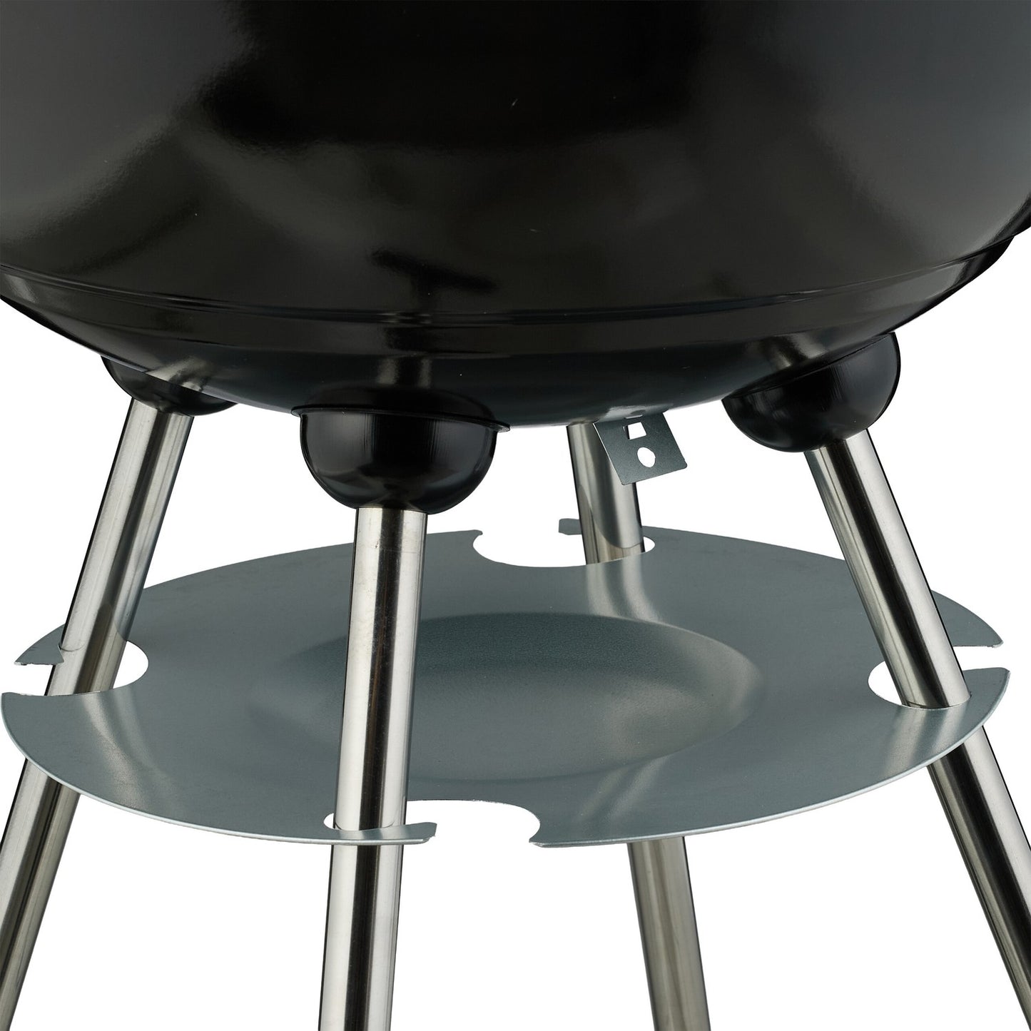 Large Kettle BBQ Grill with Wheels and Ash Collector