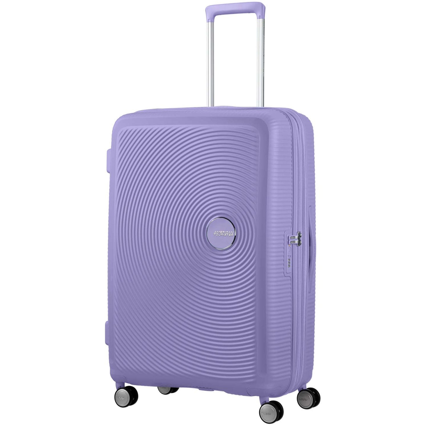 Large Lavender Expandable Suitcase, 77 cm