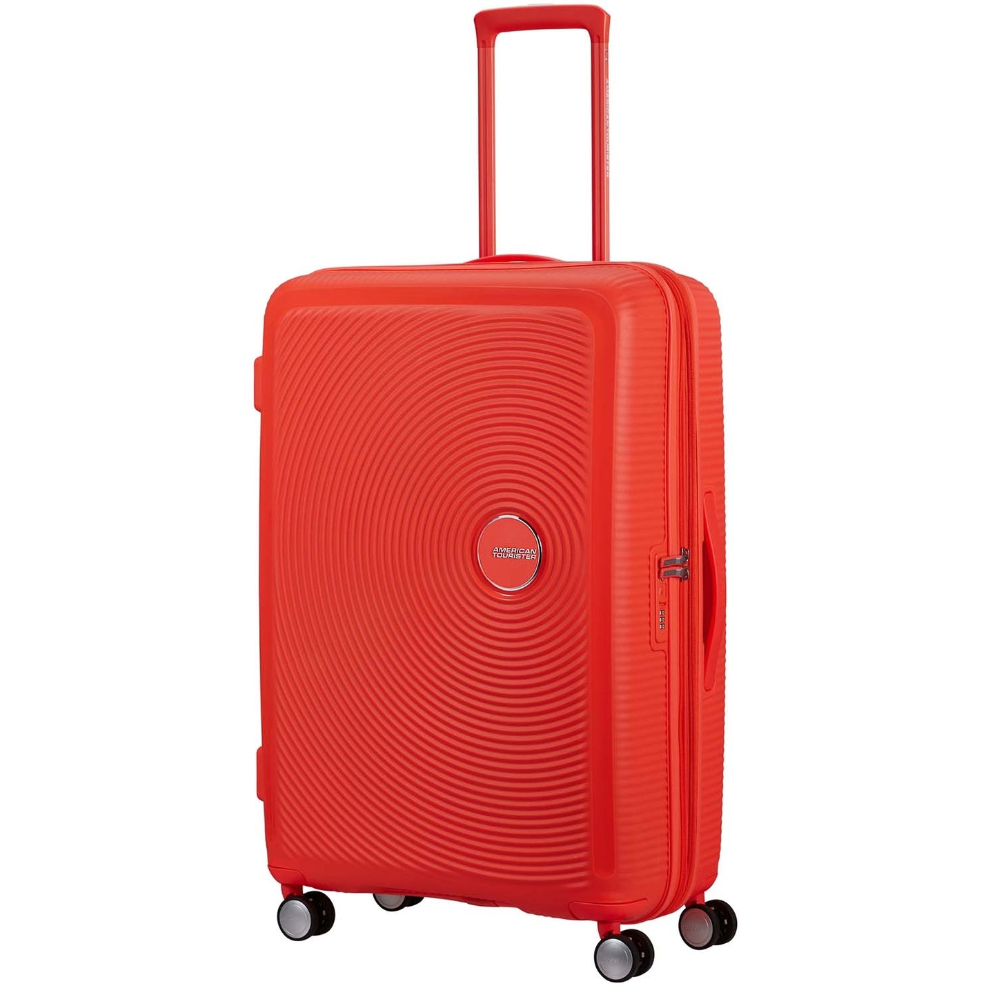 Large Neon Orange Soundbox Suitcase, 77 cm