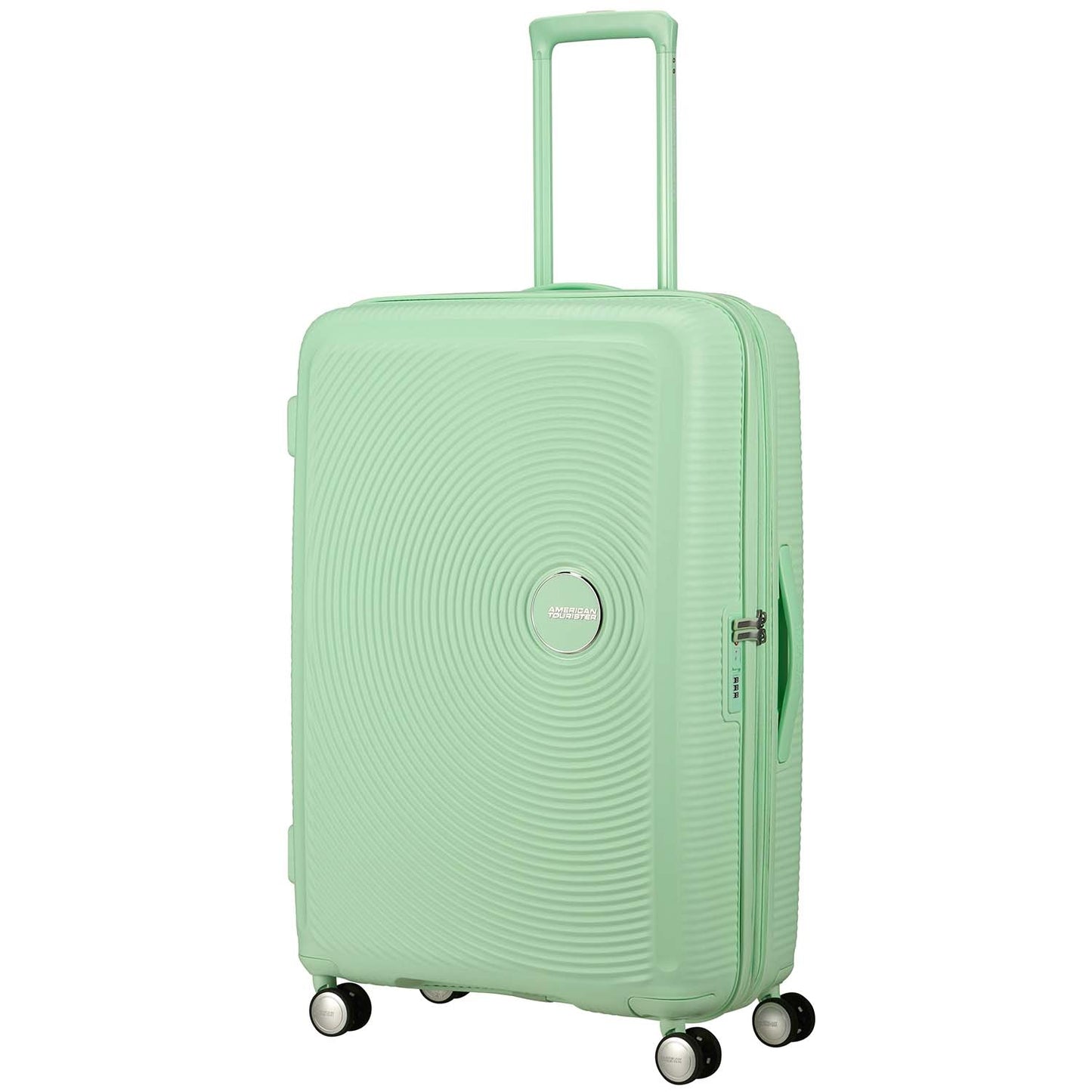 Large Pastel Green Soundbox Suitcase, 77 cm