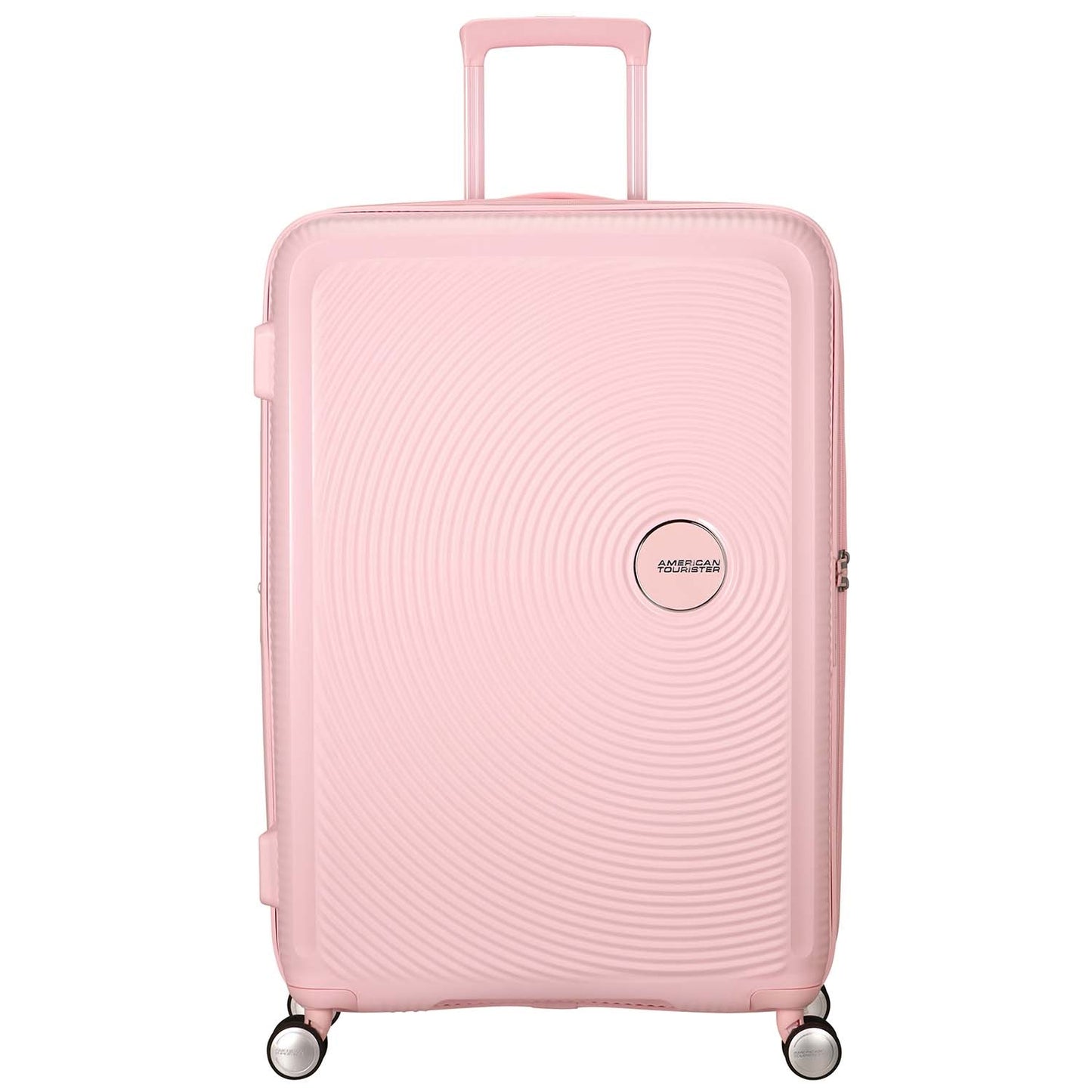 Large Pastel Pink Suitcase, Soundbox Design, 77 cm