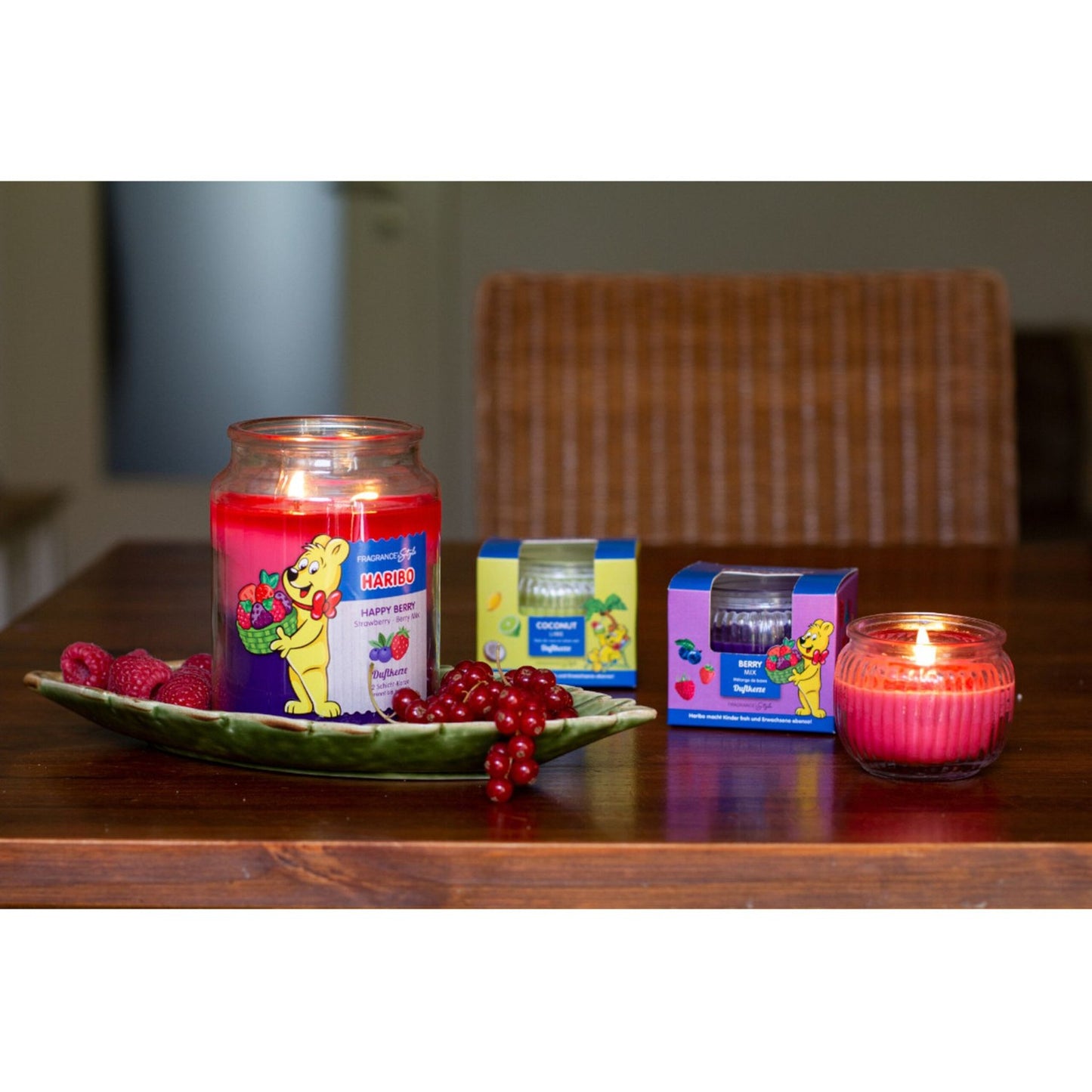 Large Scented Candle – Sweet Fragrance, Glass Jar