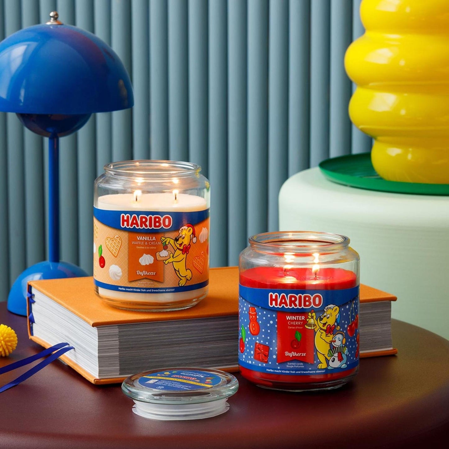 Large Scented Candle in Glass Jar – Sweet Fragrance