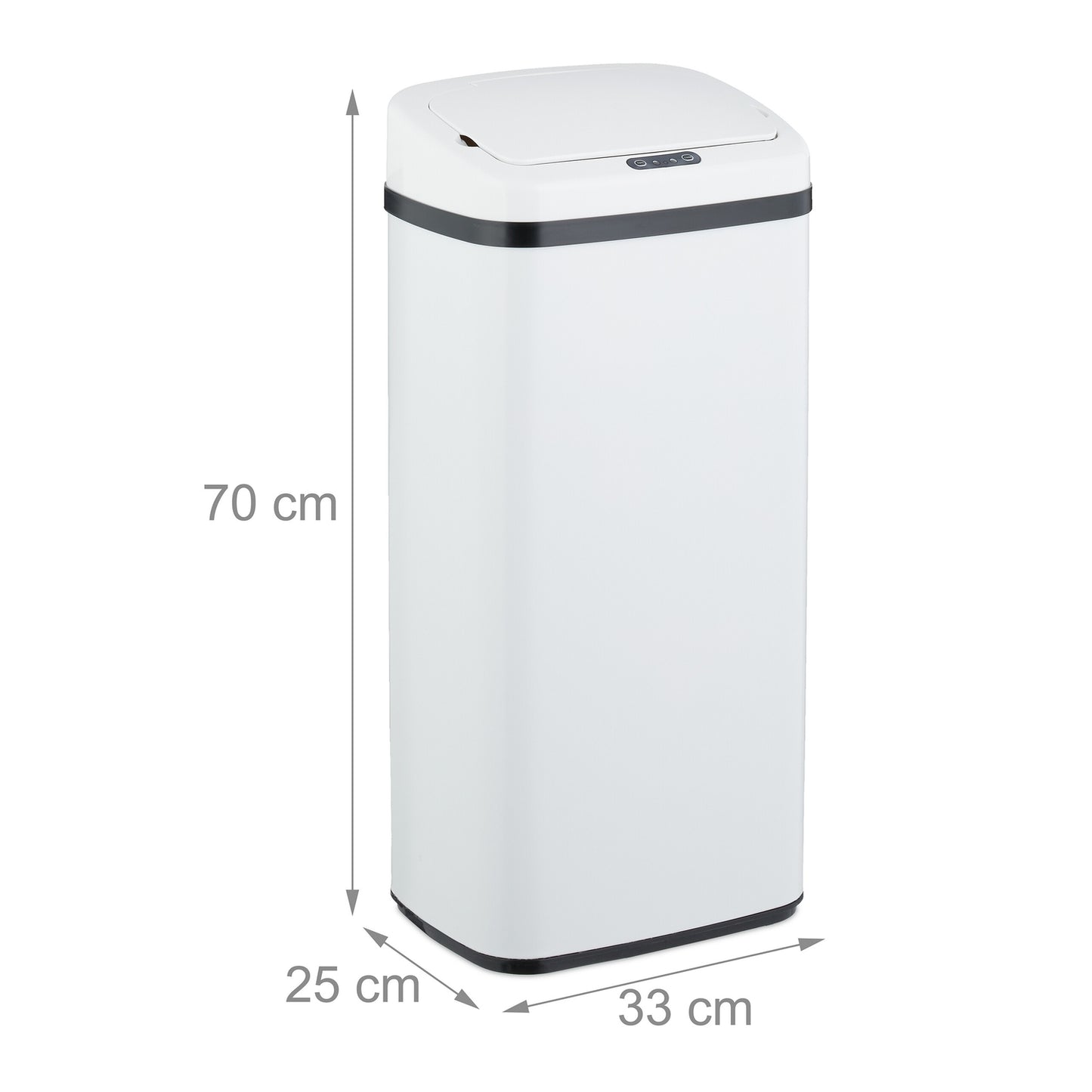 Large Steel Kitchen Bin with Automatic Sensor