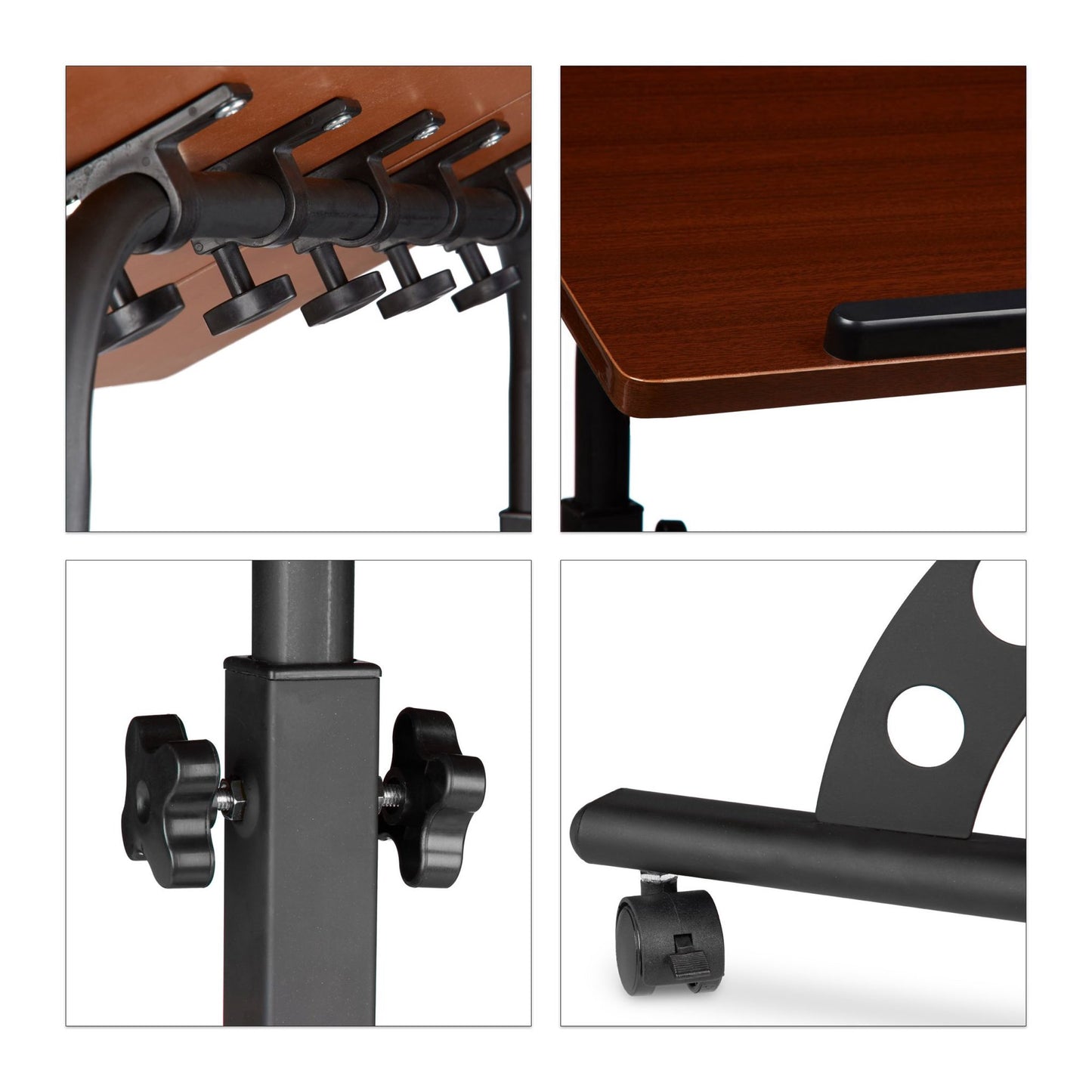 Large adjustable laptop table