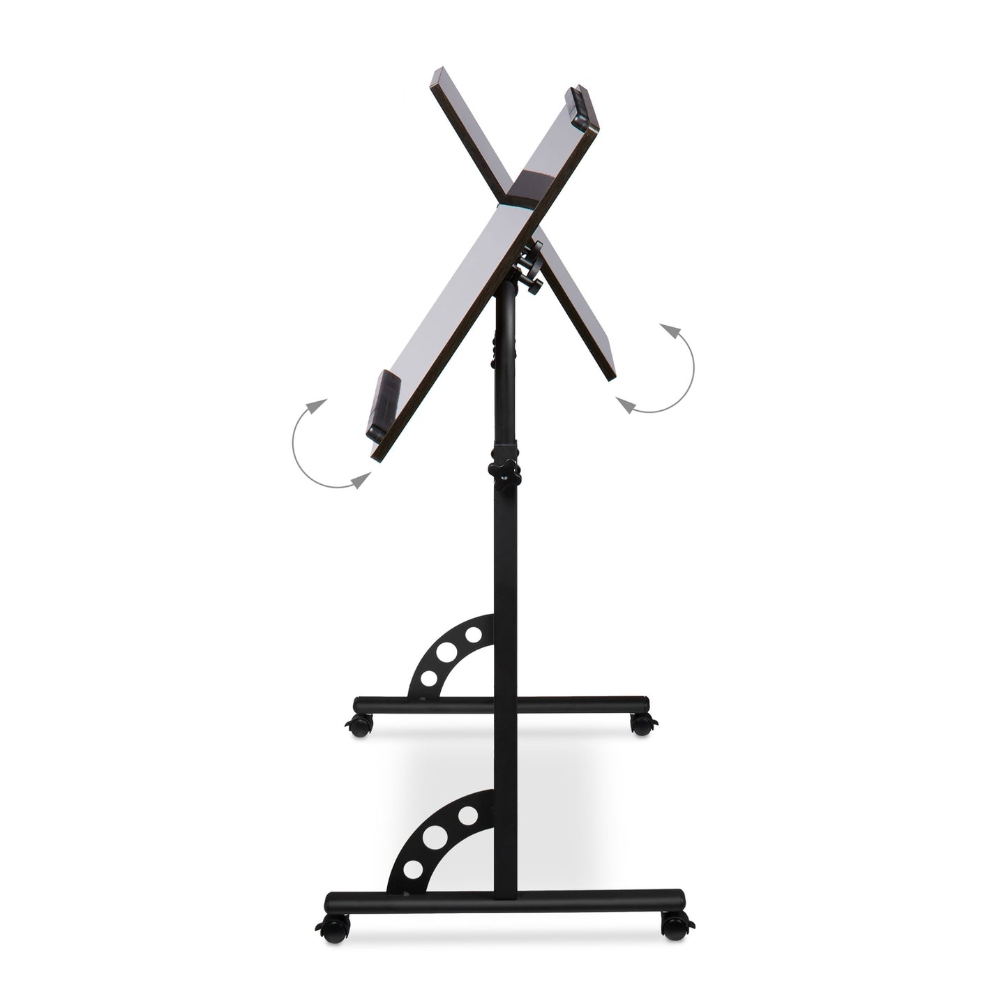 Large adjustable laptop table