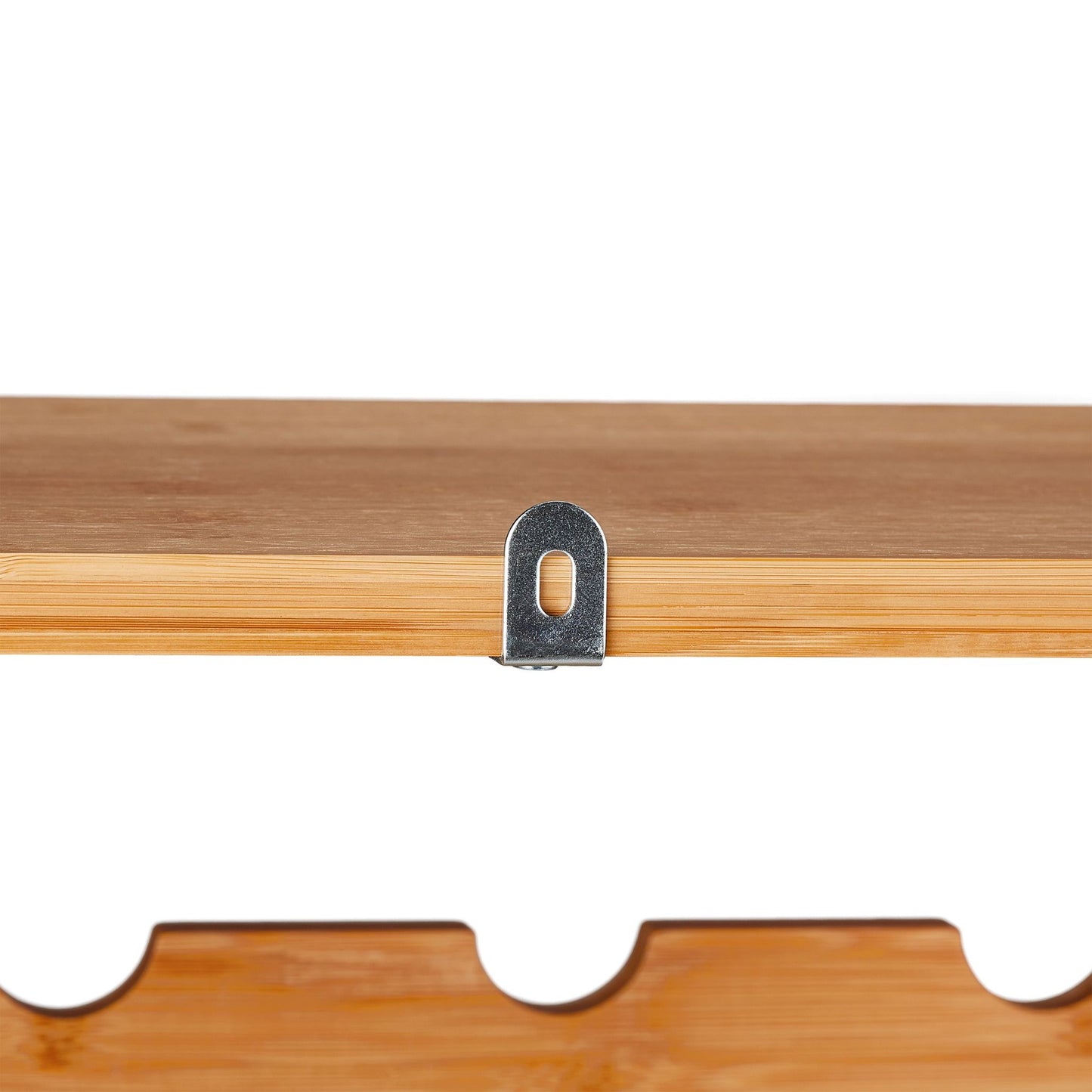 Large bamboo wine rack