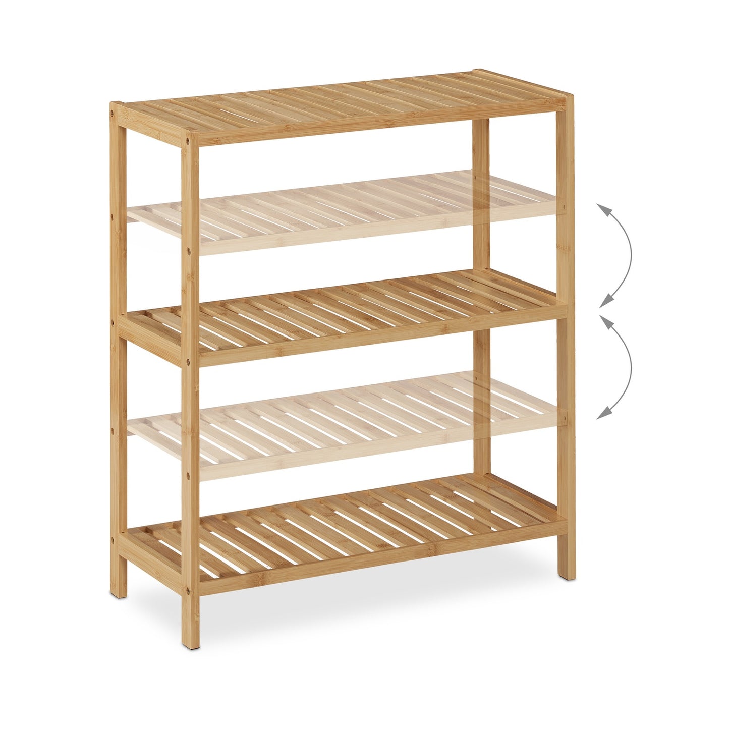 Large bathroom shelf with 3 shelves