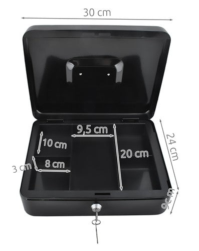 Large black money box