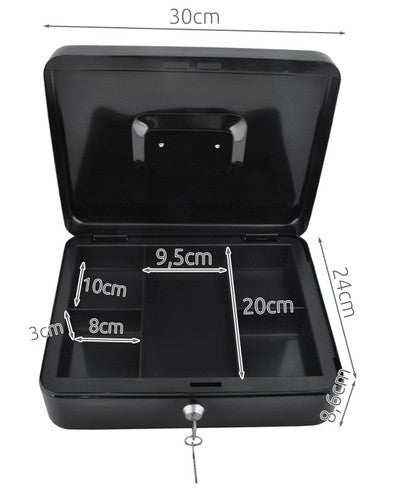 Large black money box