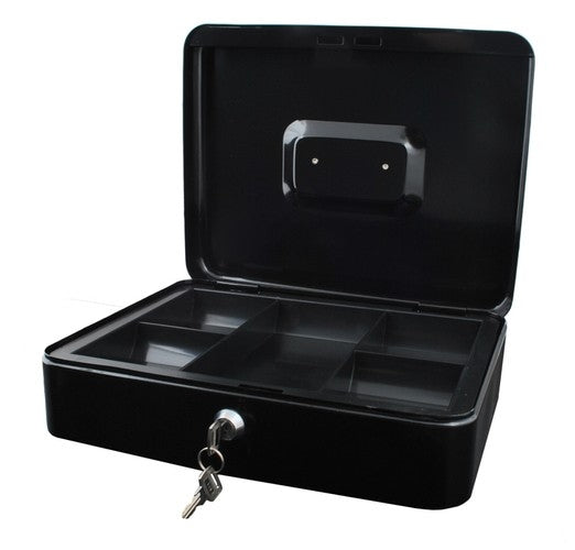 Large black money box