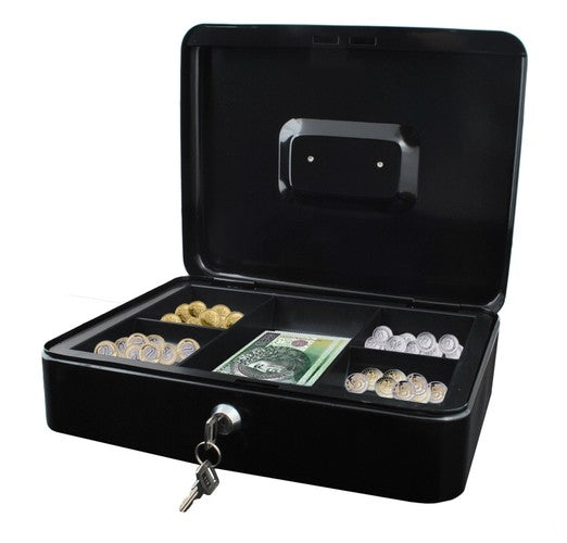 Large black money box