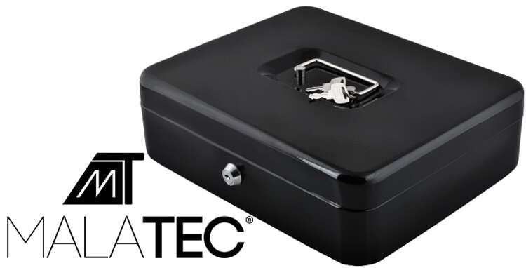 Large black money box