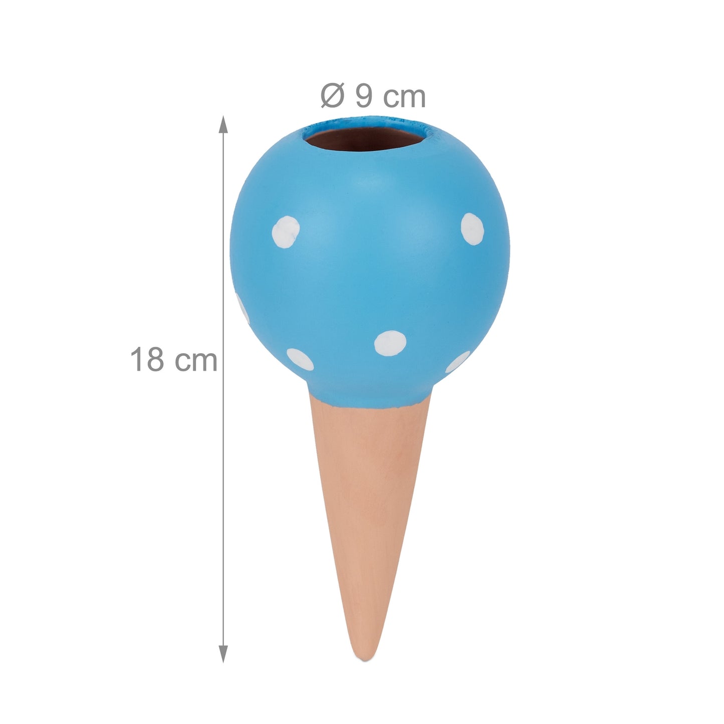 Large clay cones for irrigation Set of 4