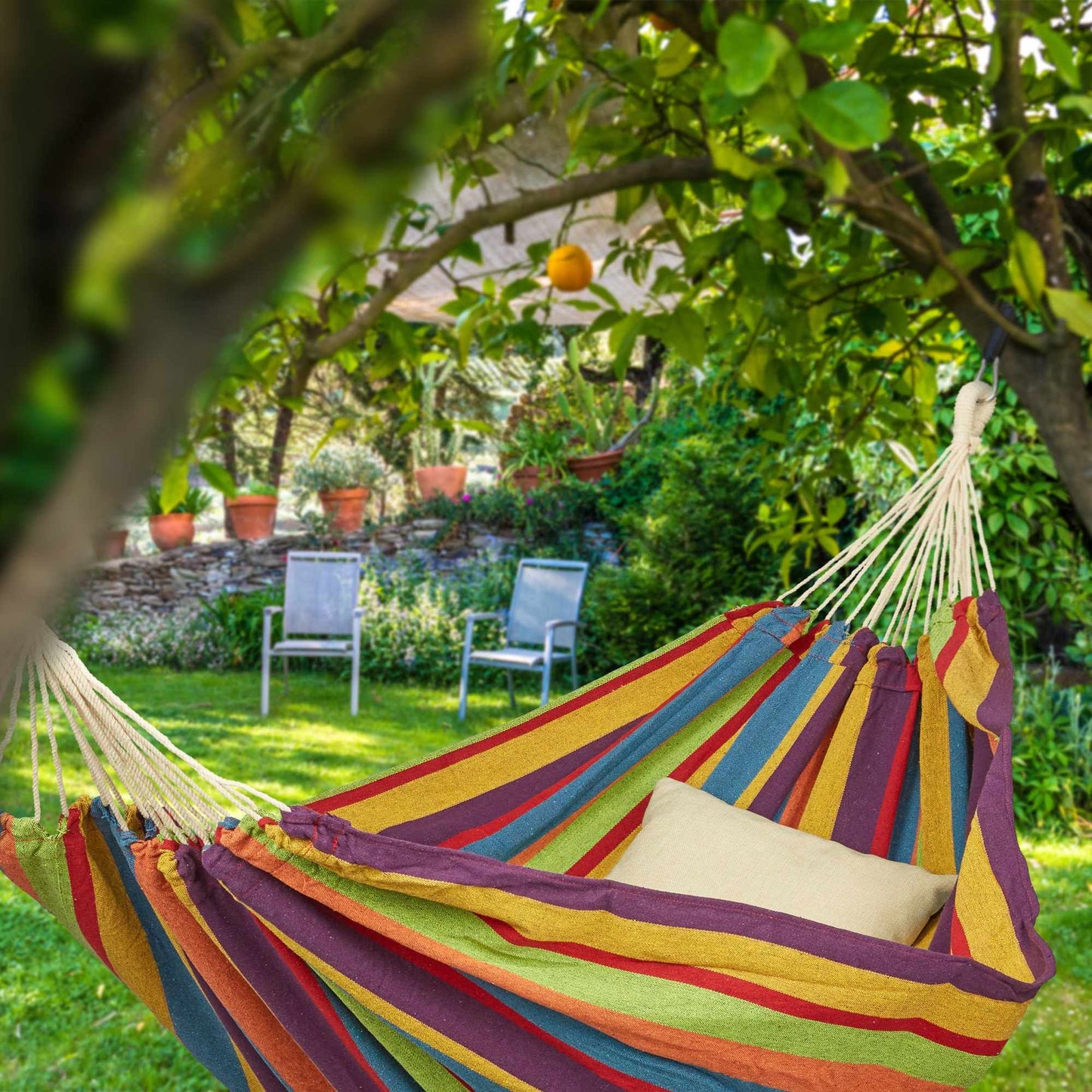 Large cotton hammock