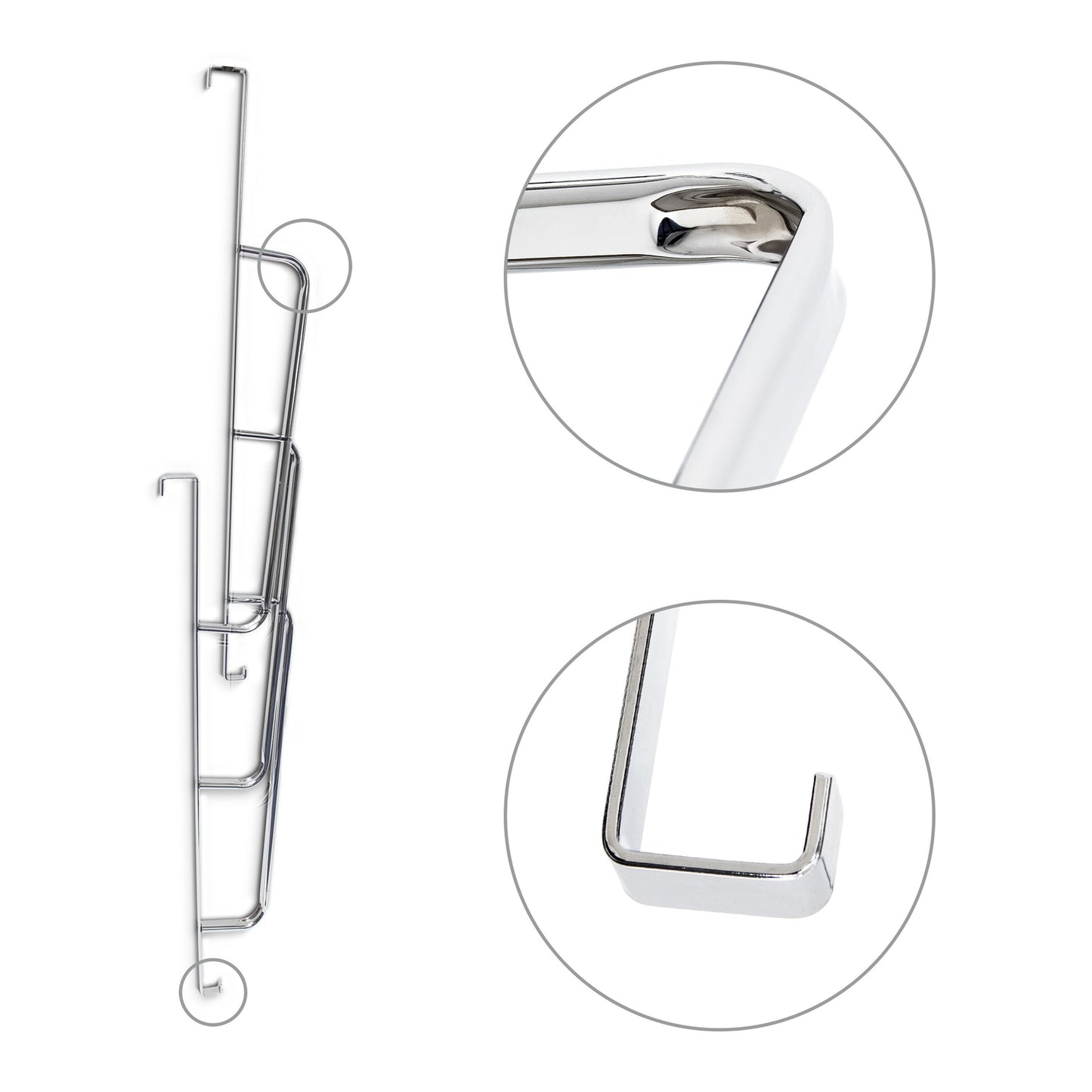 Large door-hung towel rack