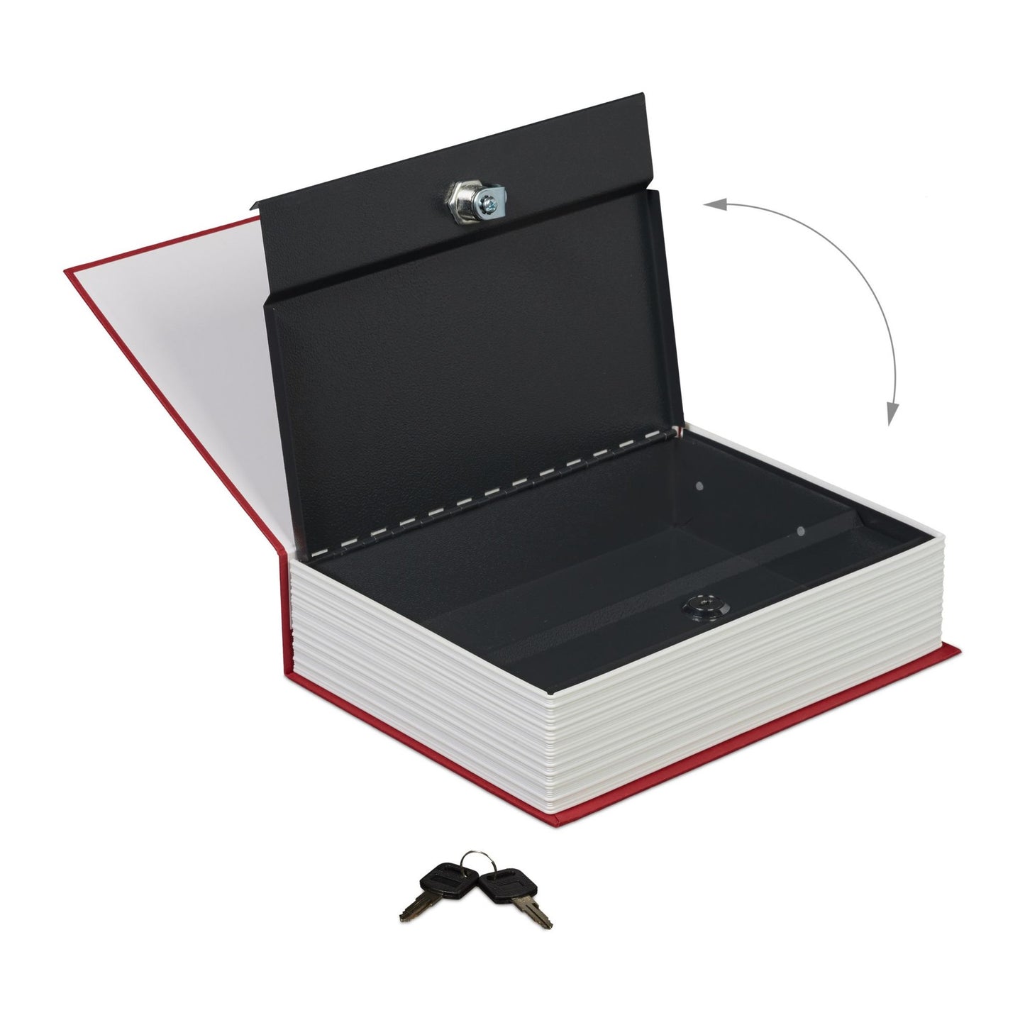 Large lockable book compartment