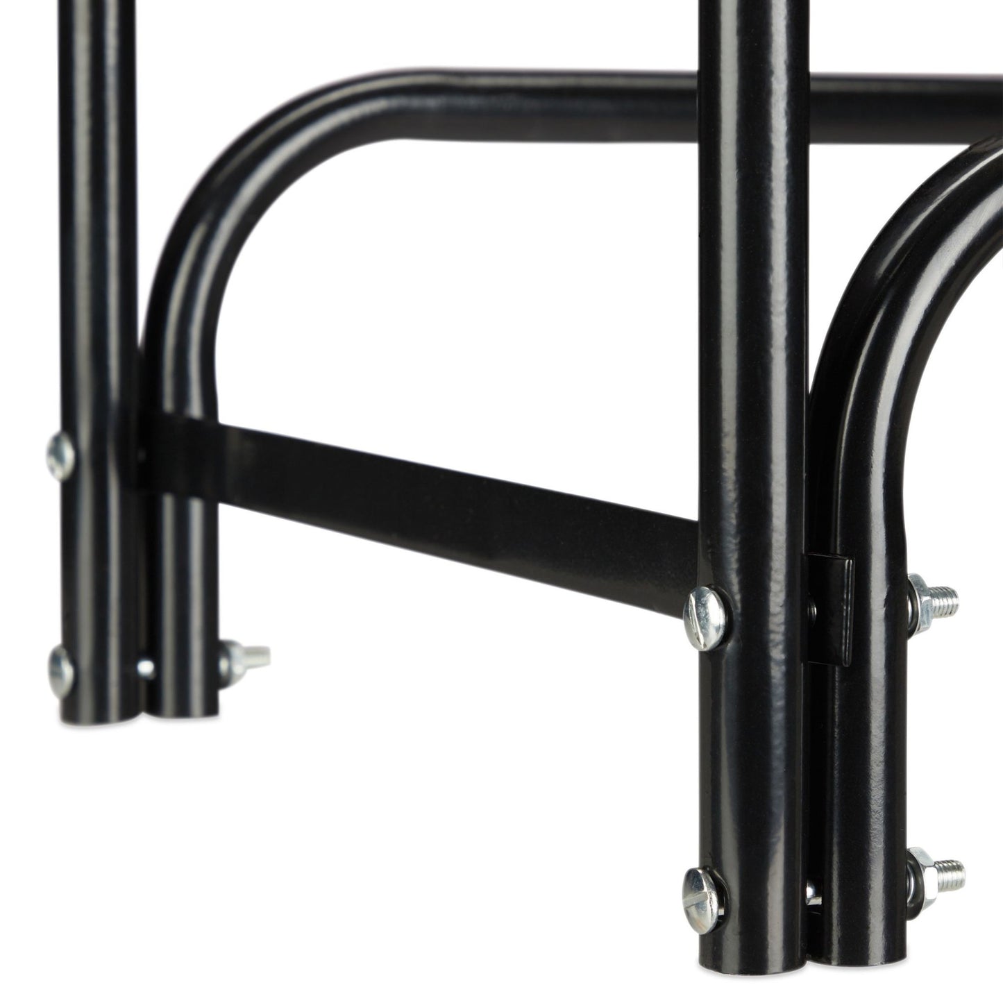 Large metal firewood rack
