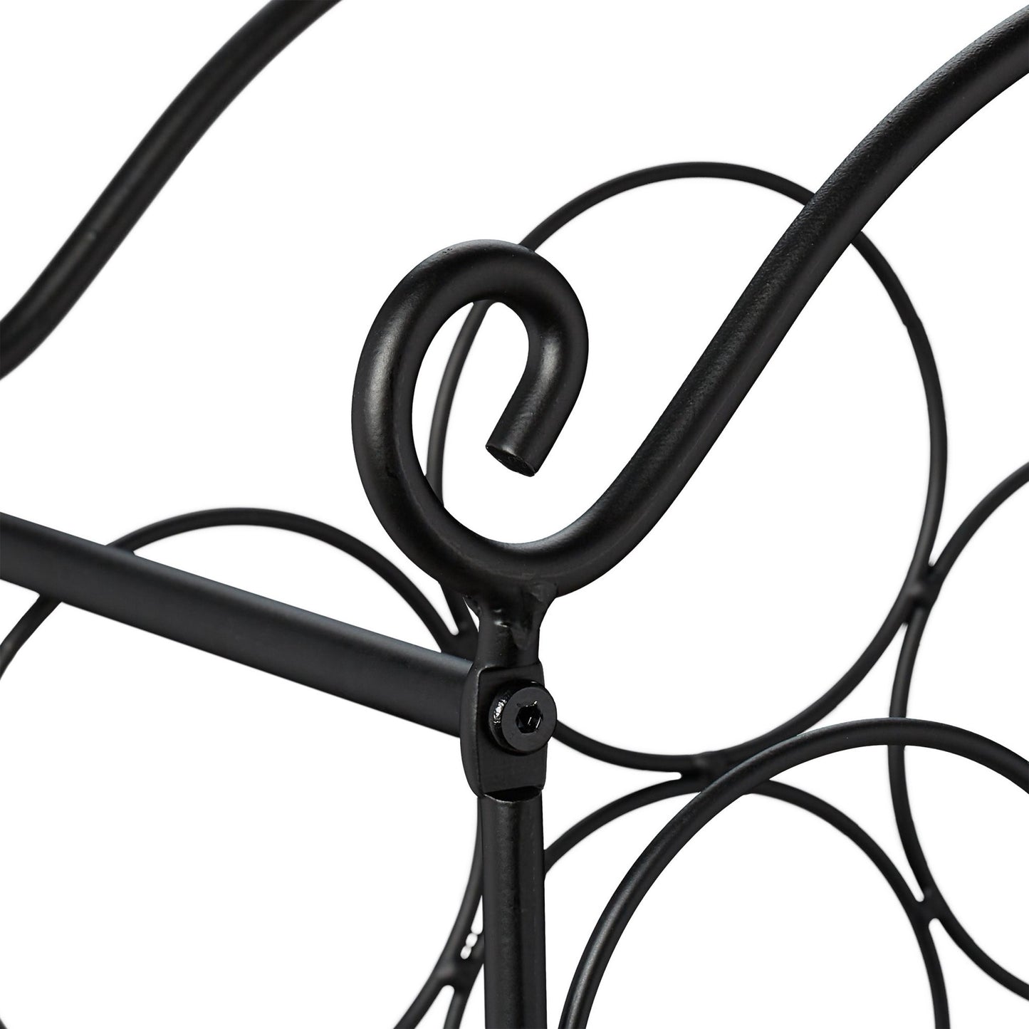 Large metal wine rack